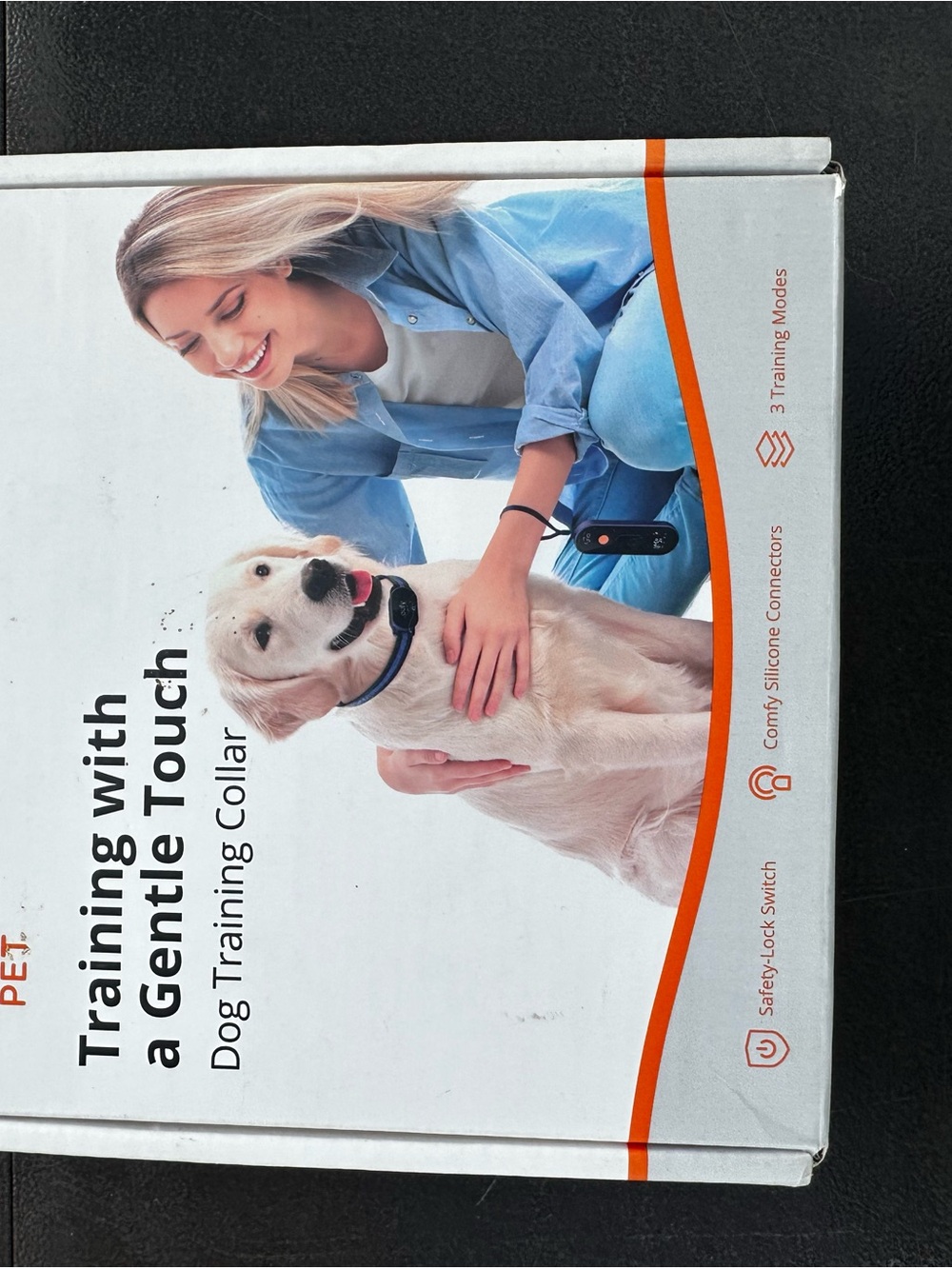 Dog Training Collar with Gentle Touch - Blue